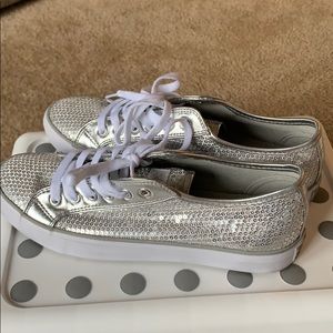 Silver Sequins sneakers